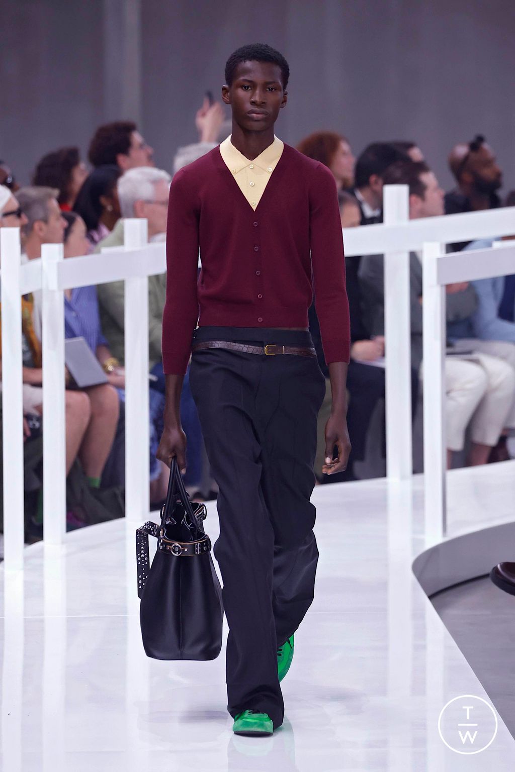 Fashion Week Milan Spring/Summer 2025 look 8 from the Prada collection menswear