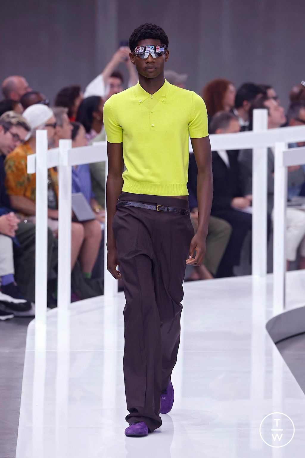 Fashion Week Milan Spring-Summer 2025 look 9 from the Prada collection menswear