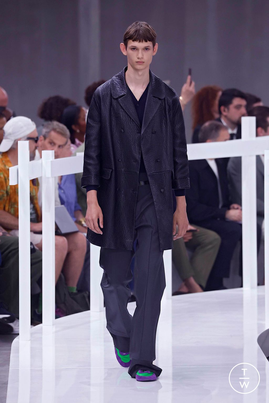 Fashion Week Milan Spring-Summer 2025 look 15 from the Prada collection menswear