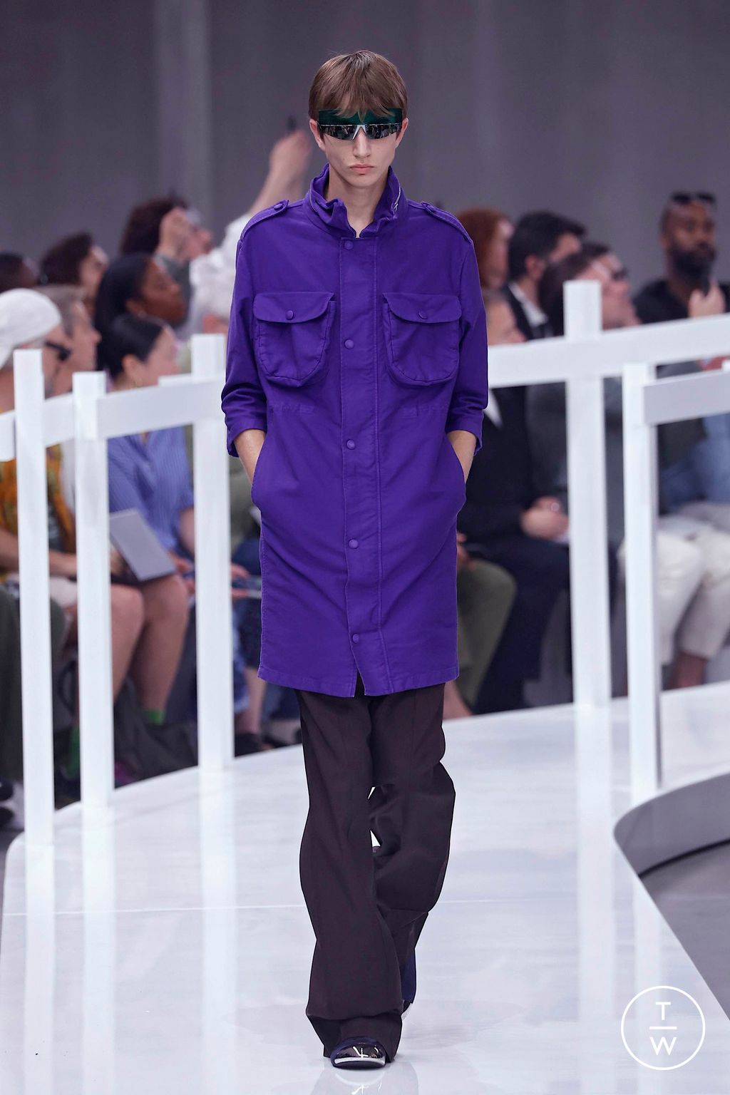 Fashion Week Milan Spring/Summer 2025 look 24 from the Prada collection menswear