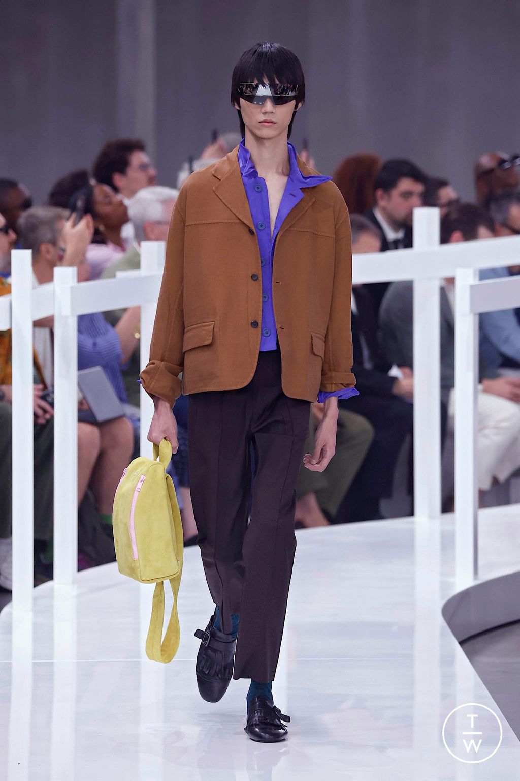 Fashion Week Milan Spring-Summer 2025 look 33 from the Prada collection menswear