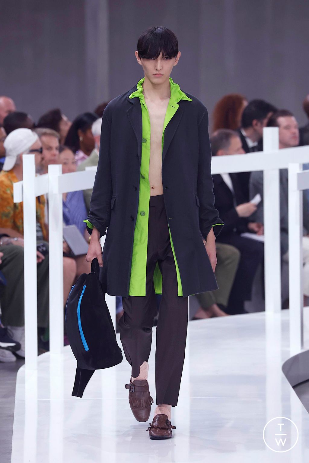 Fashion Week Milan Spring-Summer 2025 look 36 from the Prada collection menswear