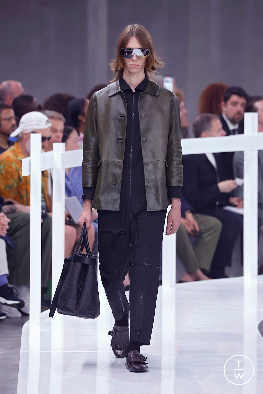 Fashion Week Milan Spring-Summer 2025 look 37 from the Prada collection menswear