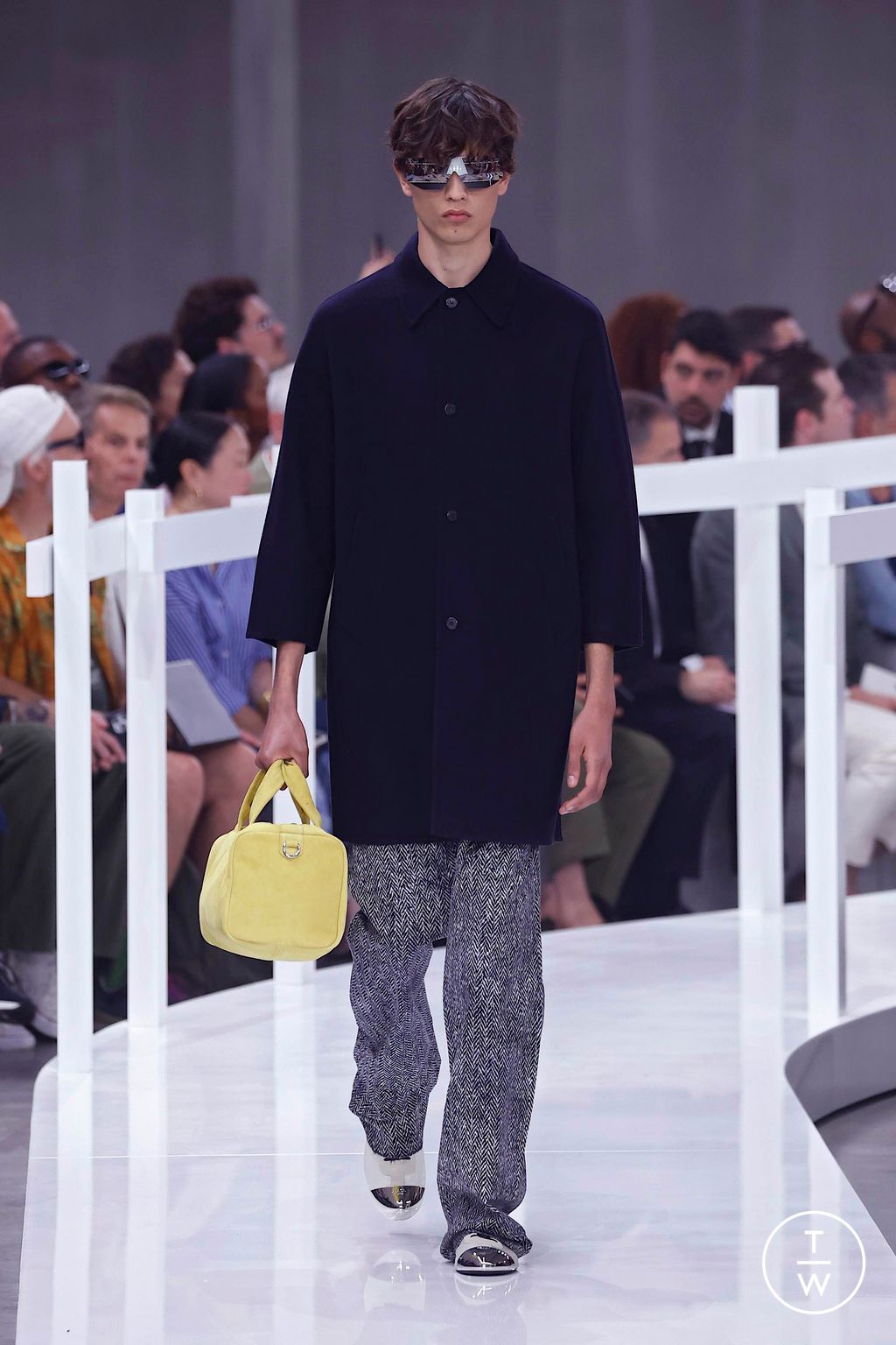 Fashion Week Milan Spring/Summer 2025 look 44 from the Prada collection menswear