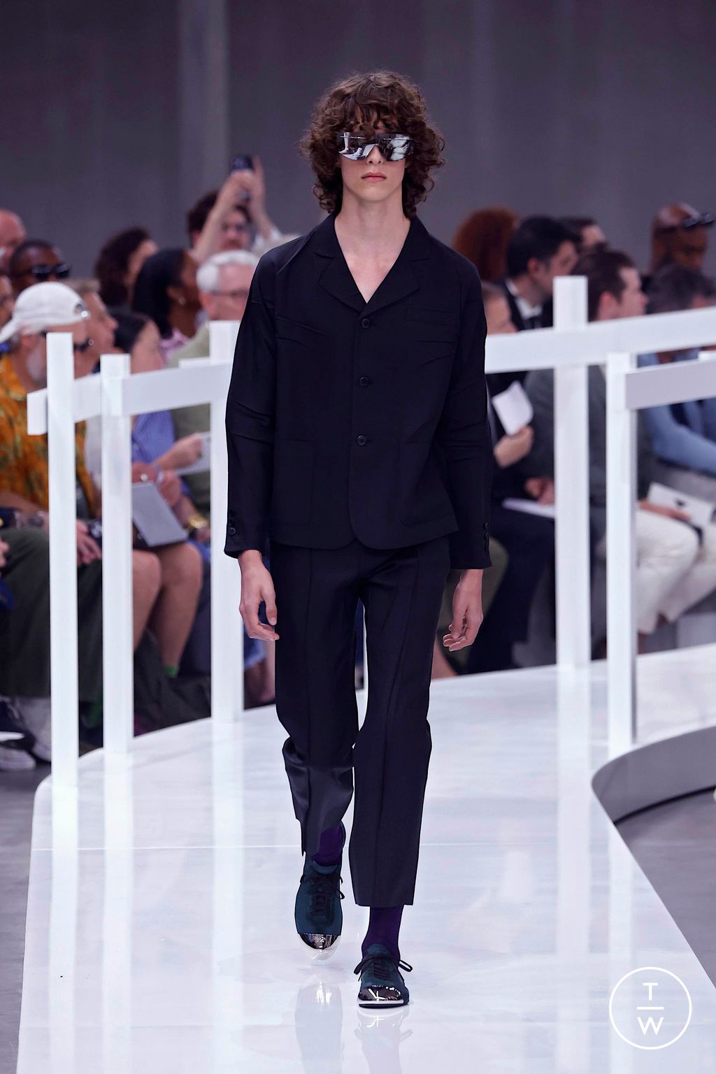 Fashion Week Milan Spring-Summer 2025 look 45 from the Prada collection menswear