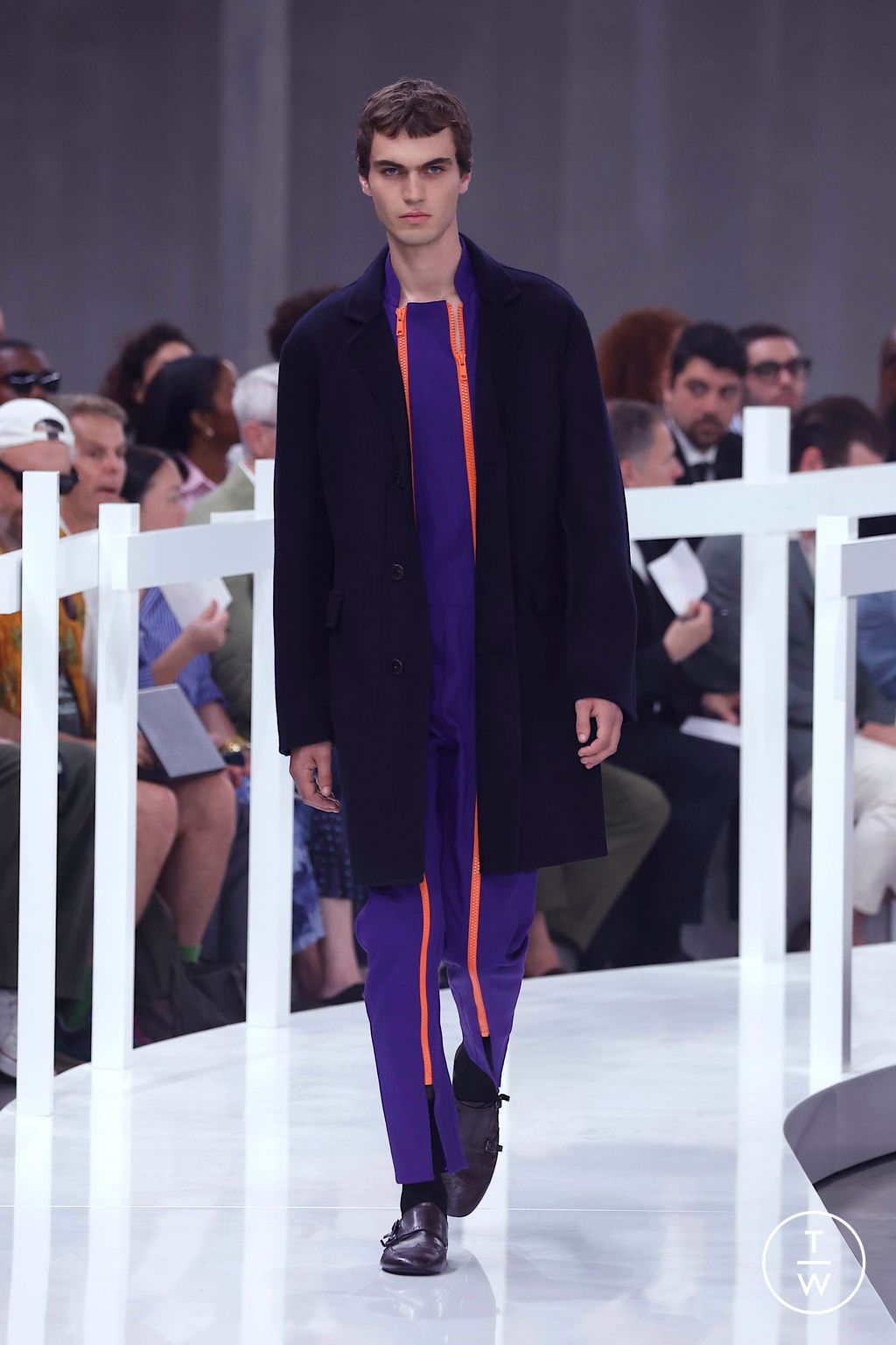 Fashion Week Milan Spring-Summer 2025 look 52 from the Prada collection menswear