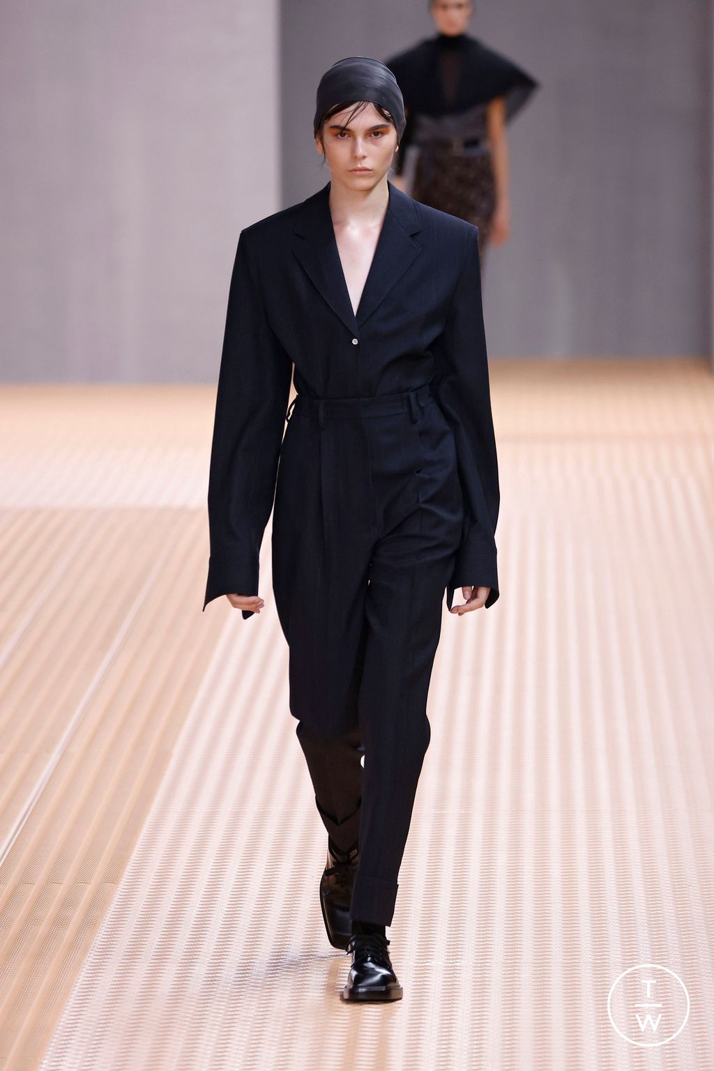 Fashion Week Milan Spring/Summer 2024 look 4 from the Prada collection womenswear