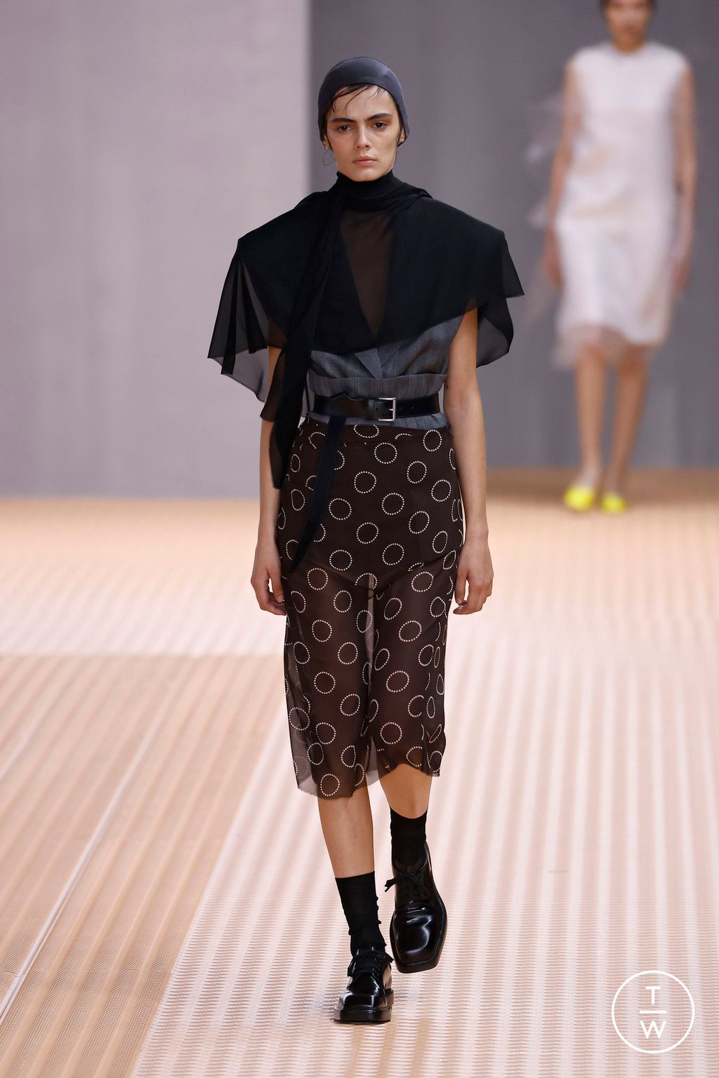 Fashion Week Milan Spring/Summer 2024 look 5 from the Prada collection womenswear