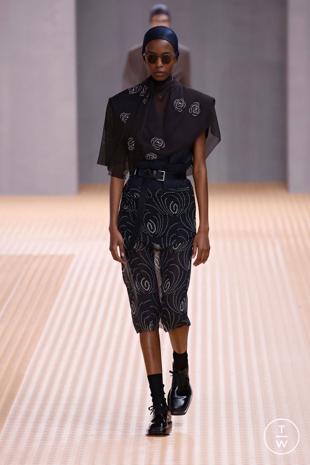 Fashion Week Milan Spring/Summer 2024 look 9 from the Prada collection 女装