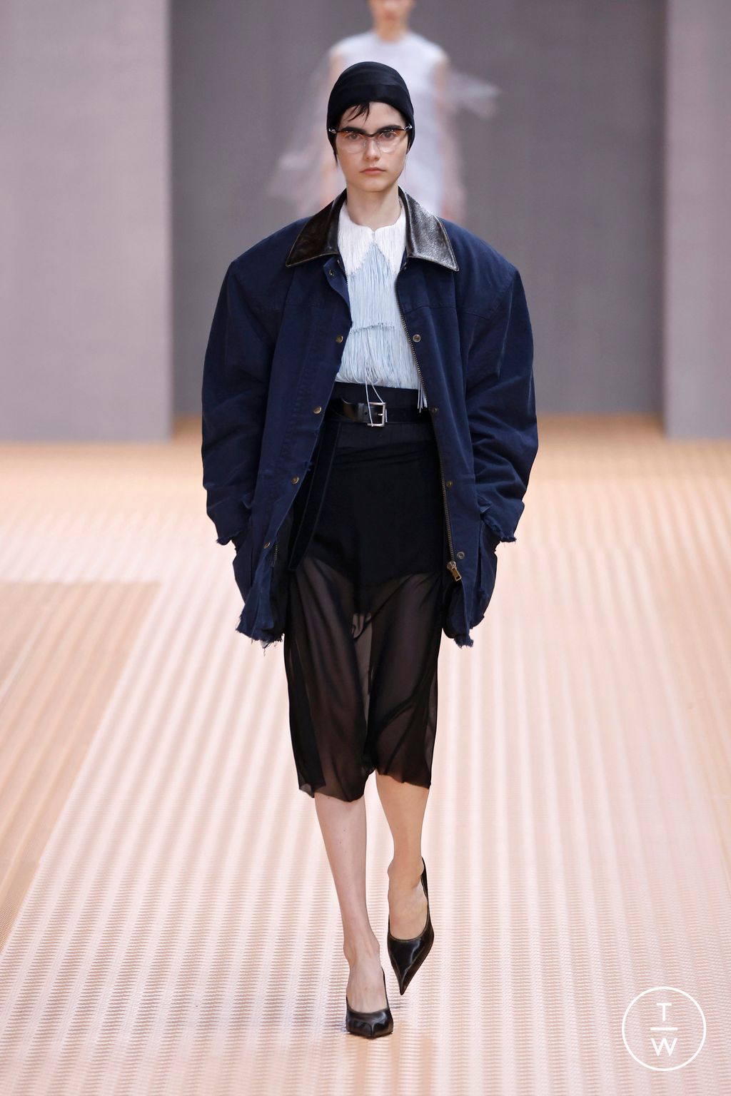 Fashion Week Milan Spring/Summer 2024 look 14 de la collection Prada womenswear