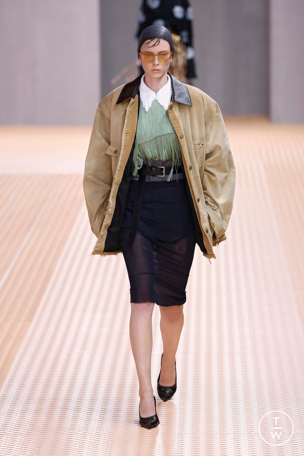 Fashion Week Milan Spring/Summer 2024 look 17 from the Prada collection 女装