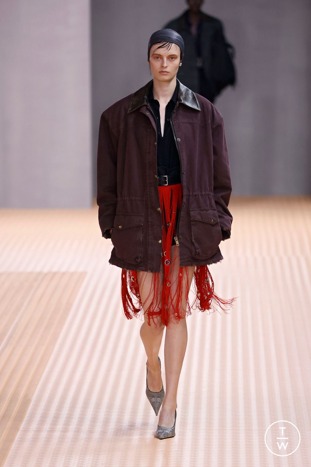 Fashion Week Milan Spring/Summer 2024 look 20 from the Prada collection womenswear