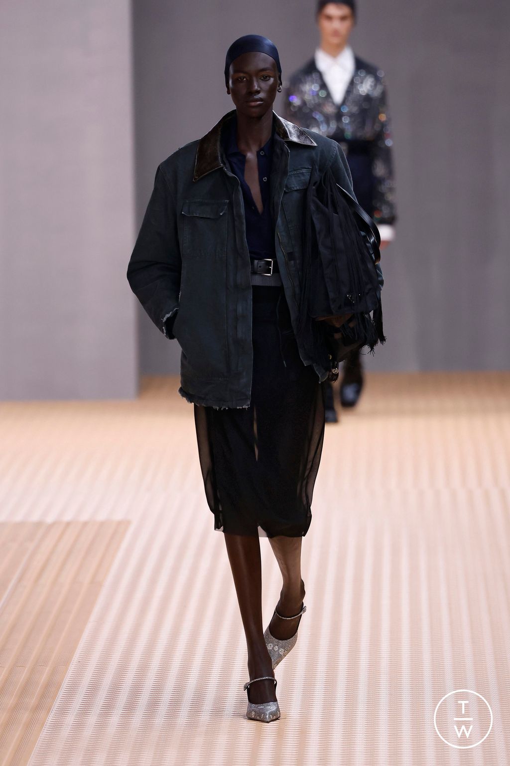 Fashion Week Milan Spring/Summer 2024 look 21 from the Prada collection 女装