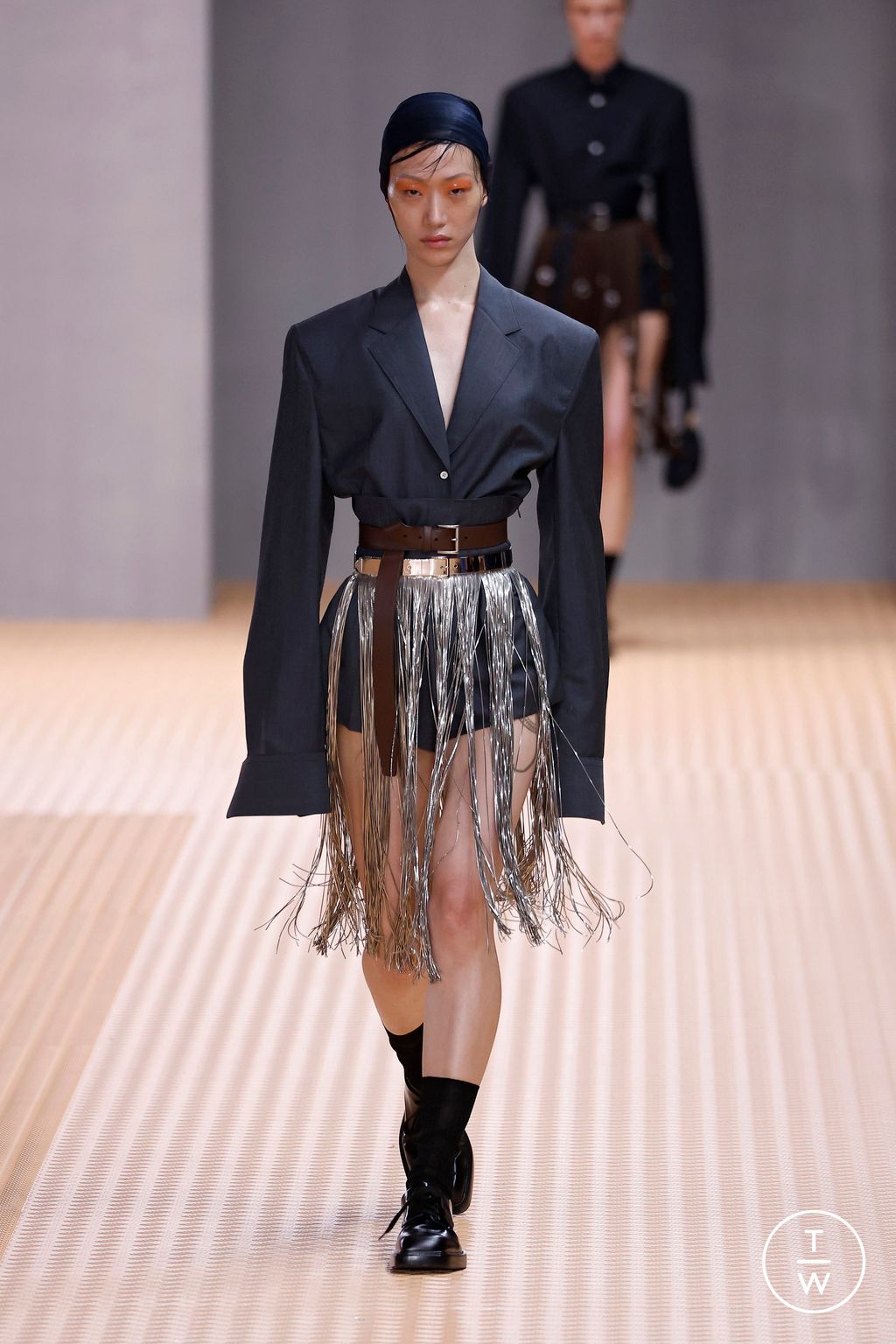 Fashion Week Milan Spring/Summer 2024 look 44 from the Prada collection womenswear