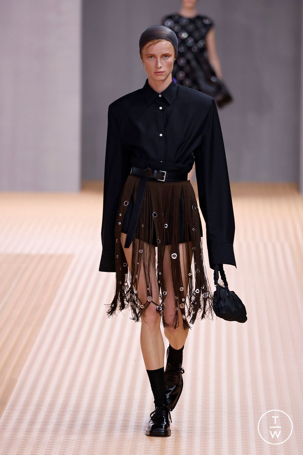Fashion Week Milan Spring/Summer 2024 look 45 from the Prada collection womenswear
