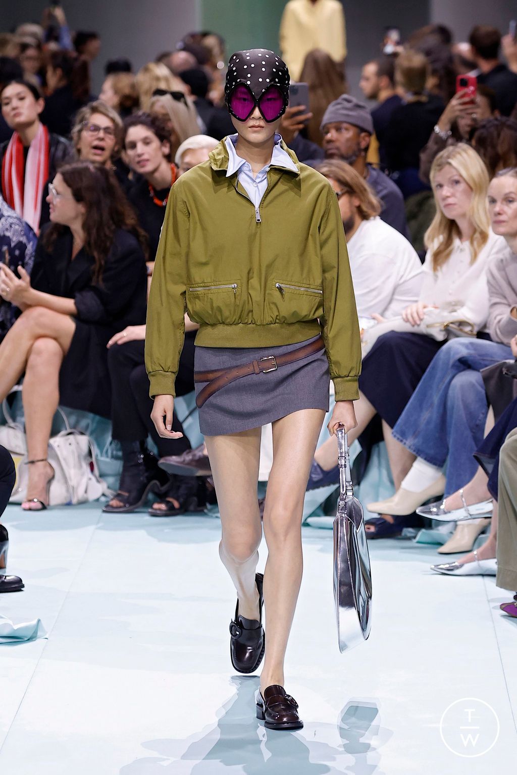 Fashion Week Milan Spring/Summer 2025 look 28 from the Prada collection womenswear