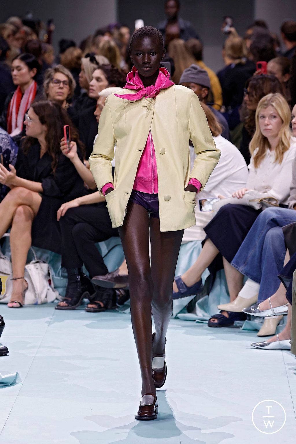 Fashion Week Milan Spring-Summer 2025 look 33 from the Prada collection womenswear
