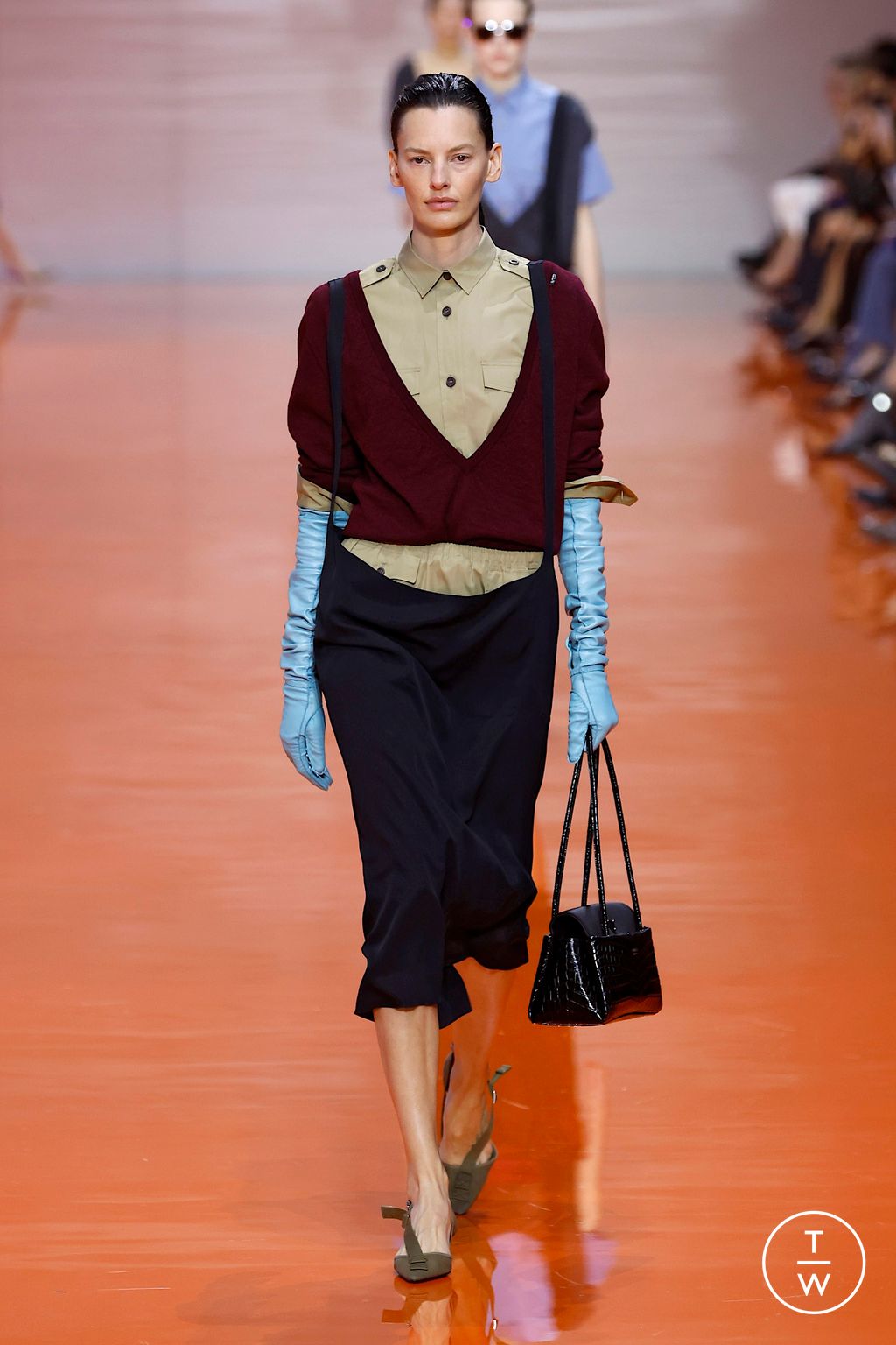 Fashion Week Milan Spring/Summer 2026 look 12 from the Prada collection womenswear