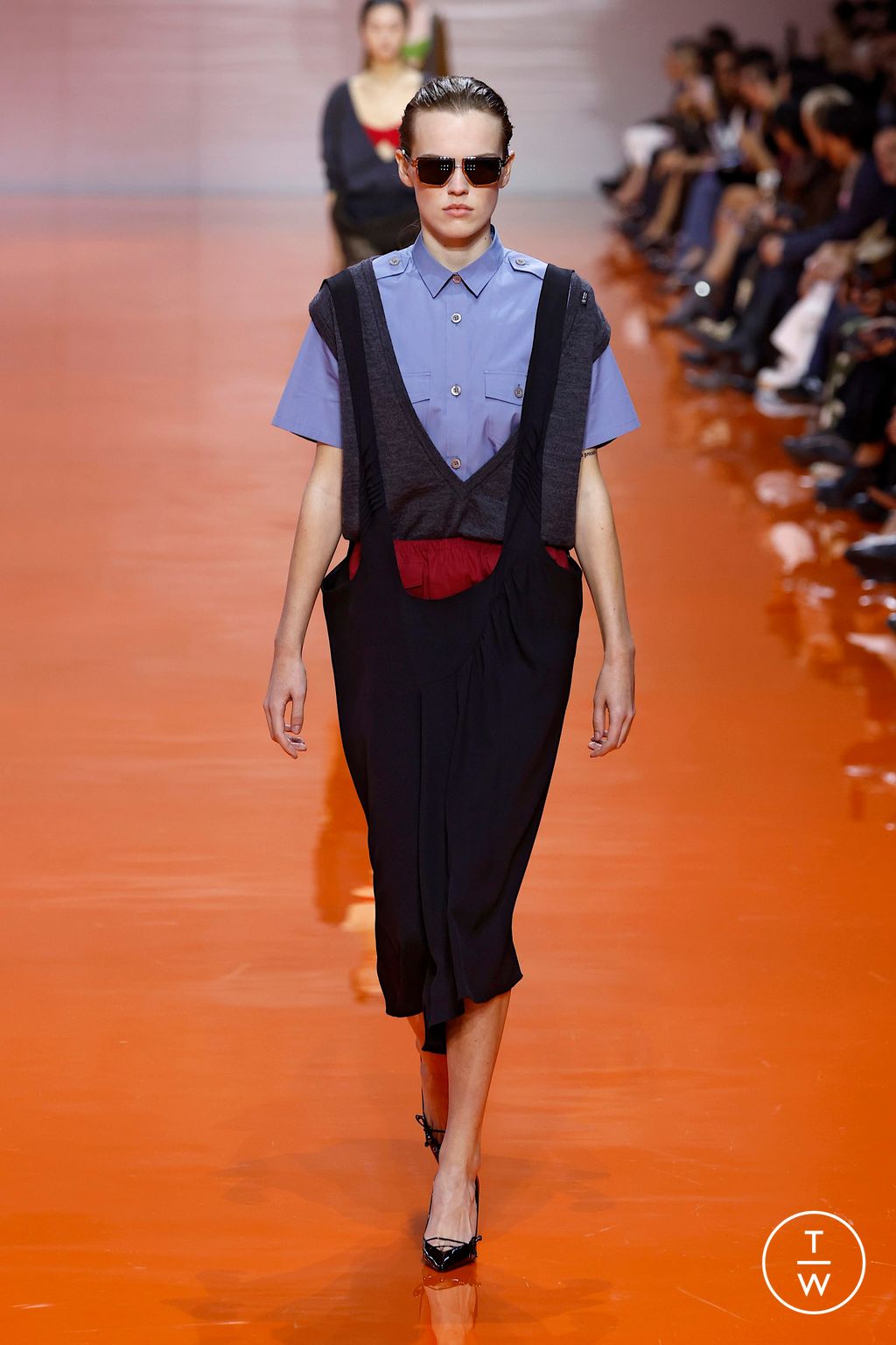 Fashion Week Milan Spring/Summer 2026 look 13 from the Prada collection womenswear