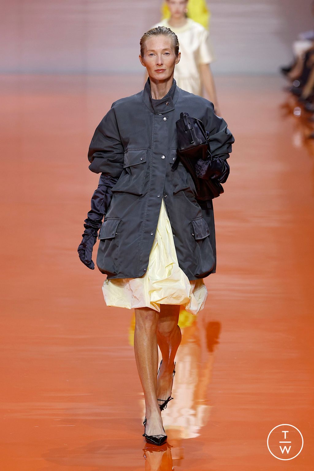 Fashion Week Milan Spring/Summer 2026 look 30 from the Prada collection womenswear