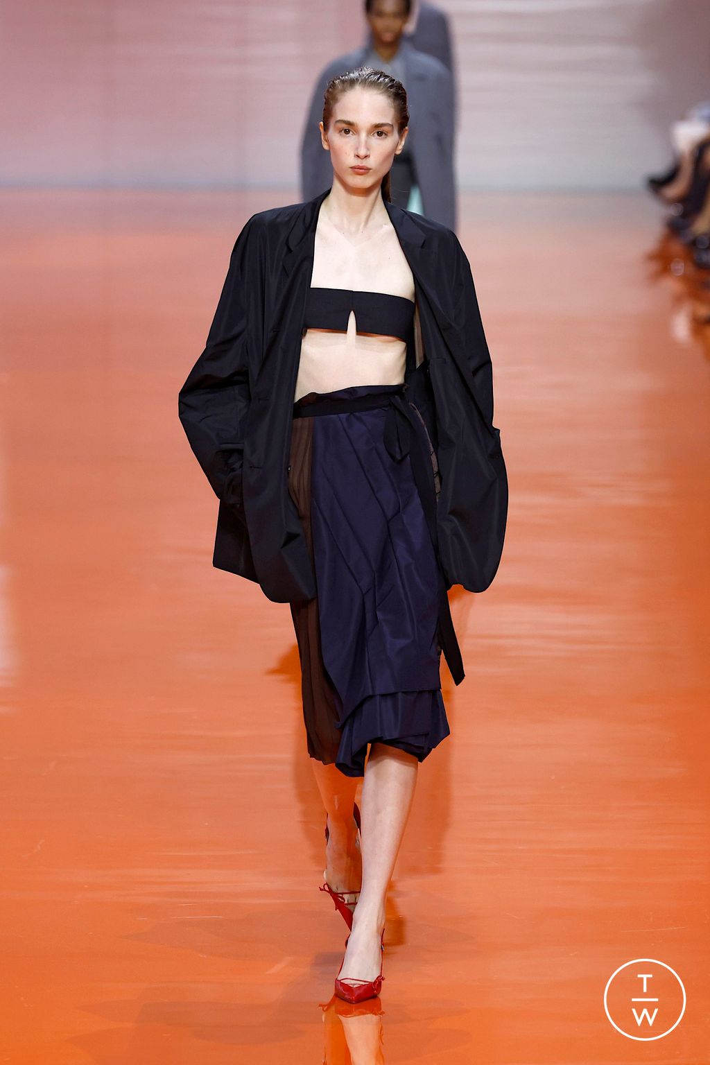 Fashion Week Milan Spring/Summer 2026 look 34 from the Prada collection womenswear