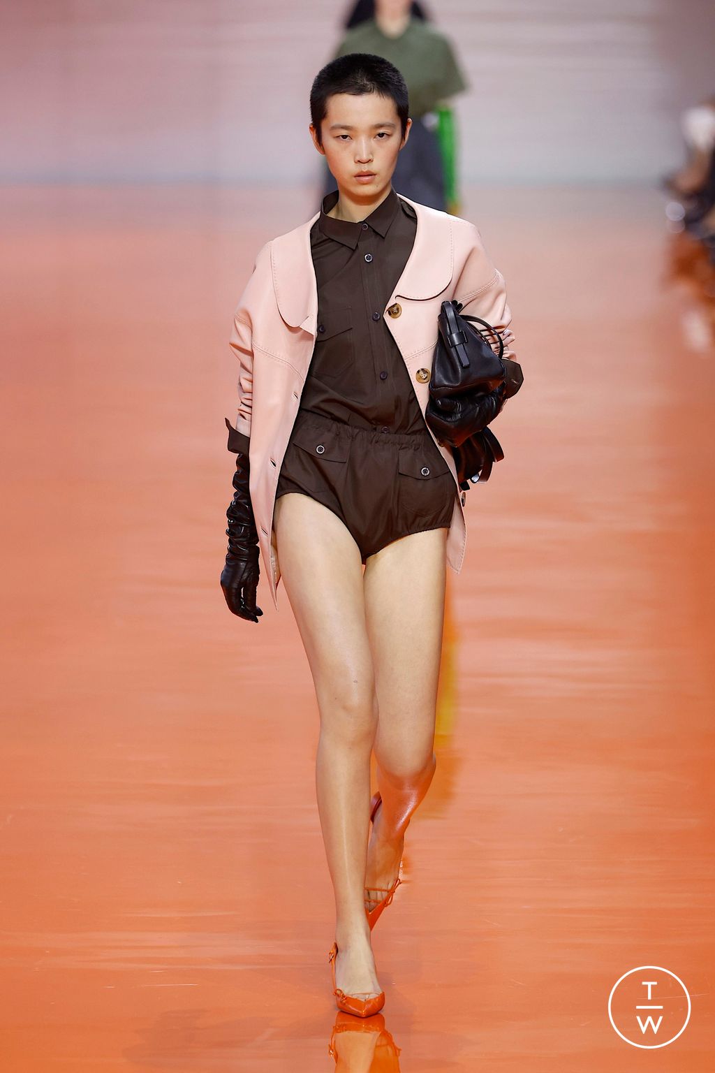 Fashion Week Milan Spring/Summer 2026 look 46 from the Prada collection womenswear