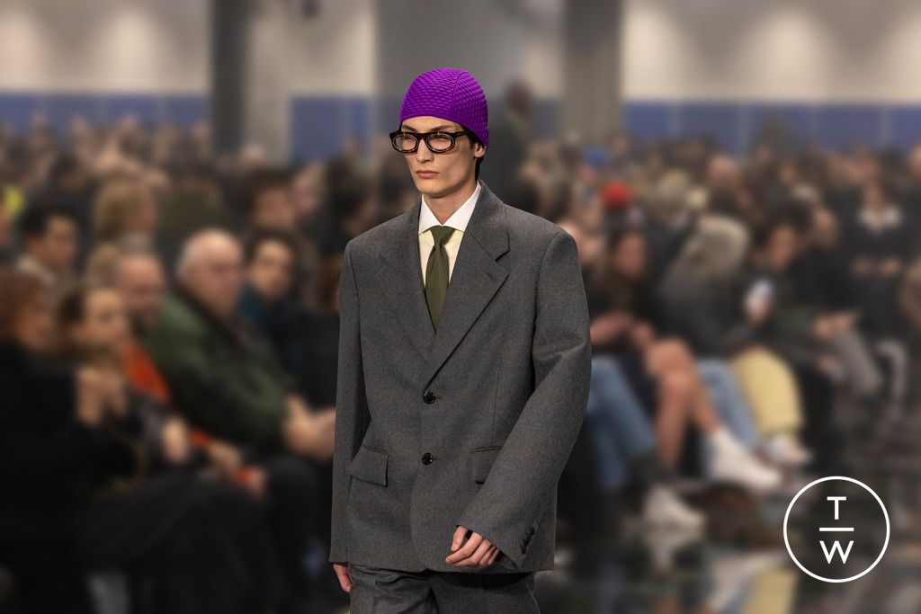 Fashion Week Milan Fall/Winter 2024 look 32 from the Prada collection menswear accessories