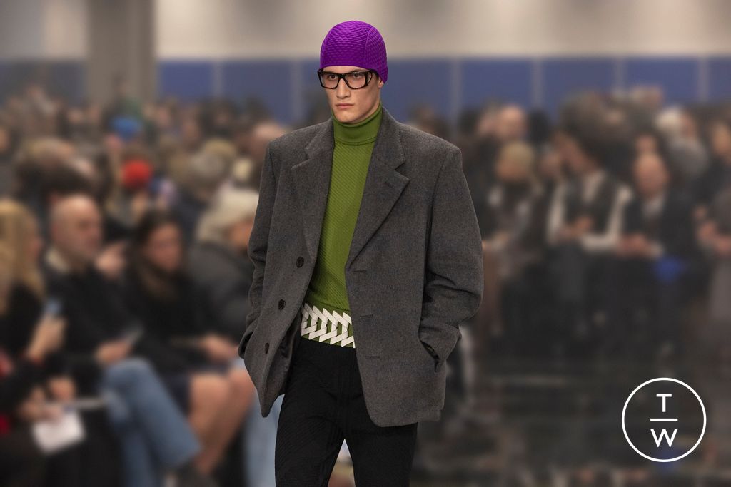 Fashion Week Milan Fall/Winter 2024 look 33 from the Prada collection menswear accessories