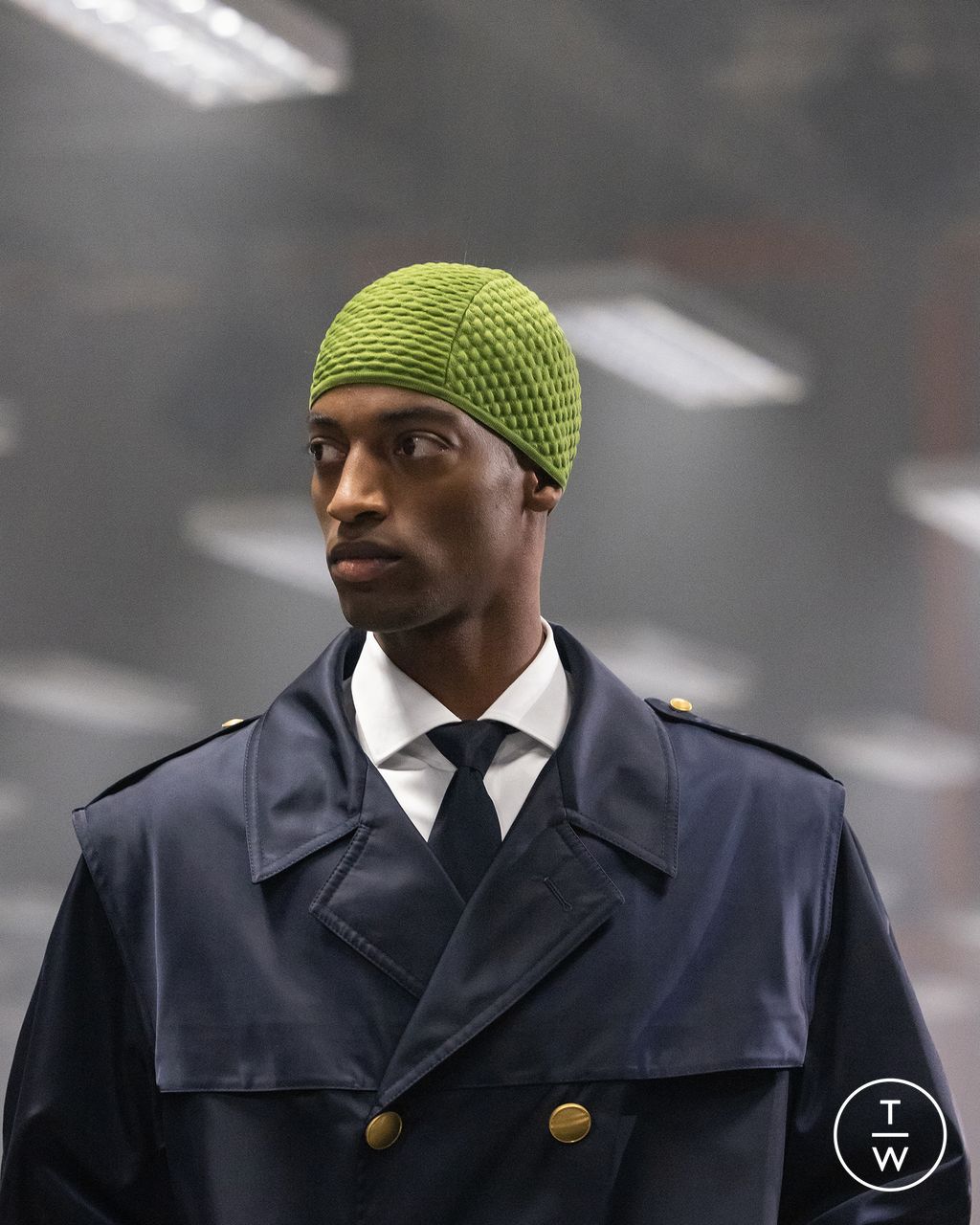 Fashion Week Milan Fall/Winter 2024 look 26 from the Prada collection menswear accessories