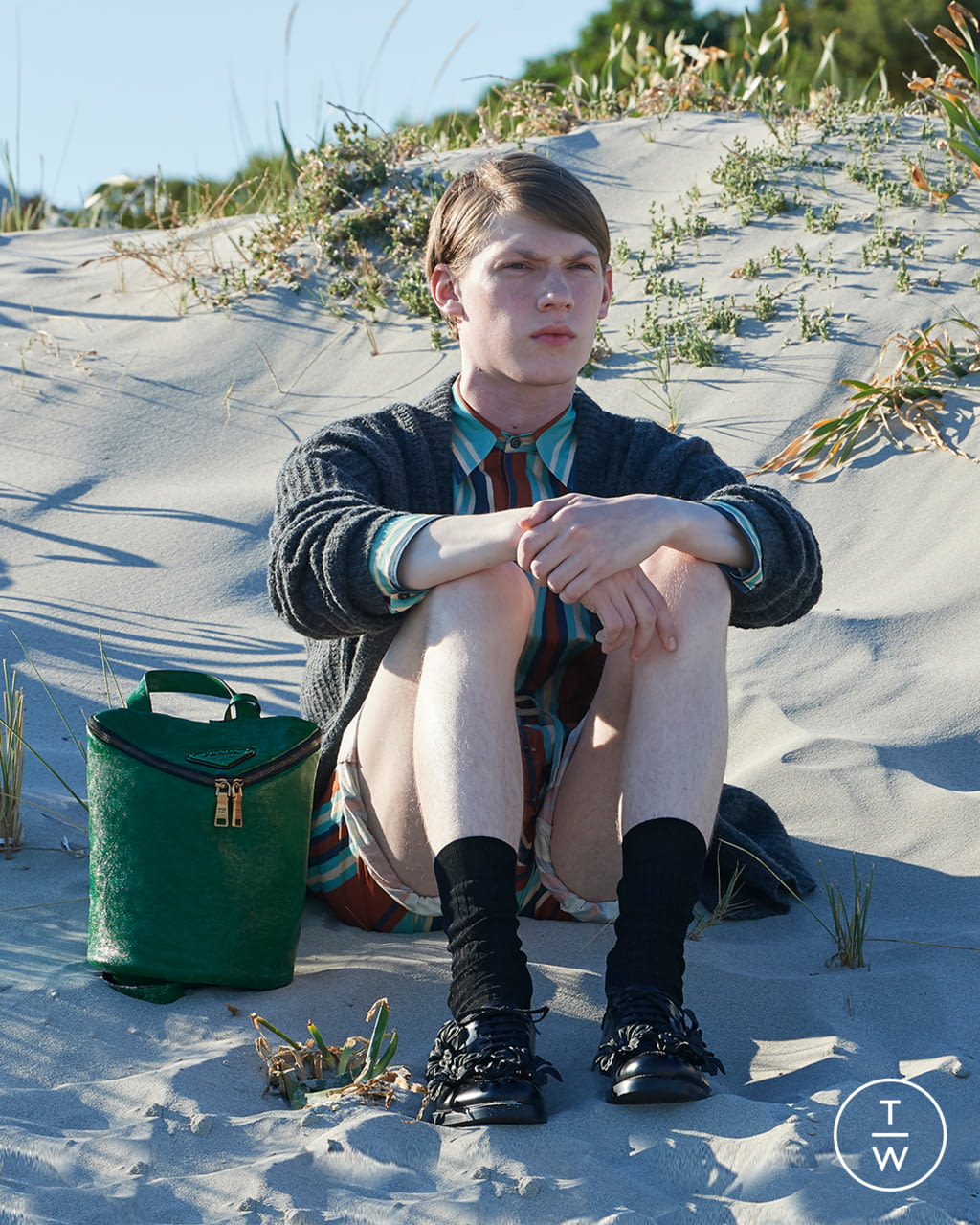 Fashion Week Milan Spring/Summer 2022 look 2 from the Prada collection menswear accessories