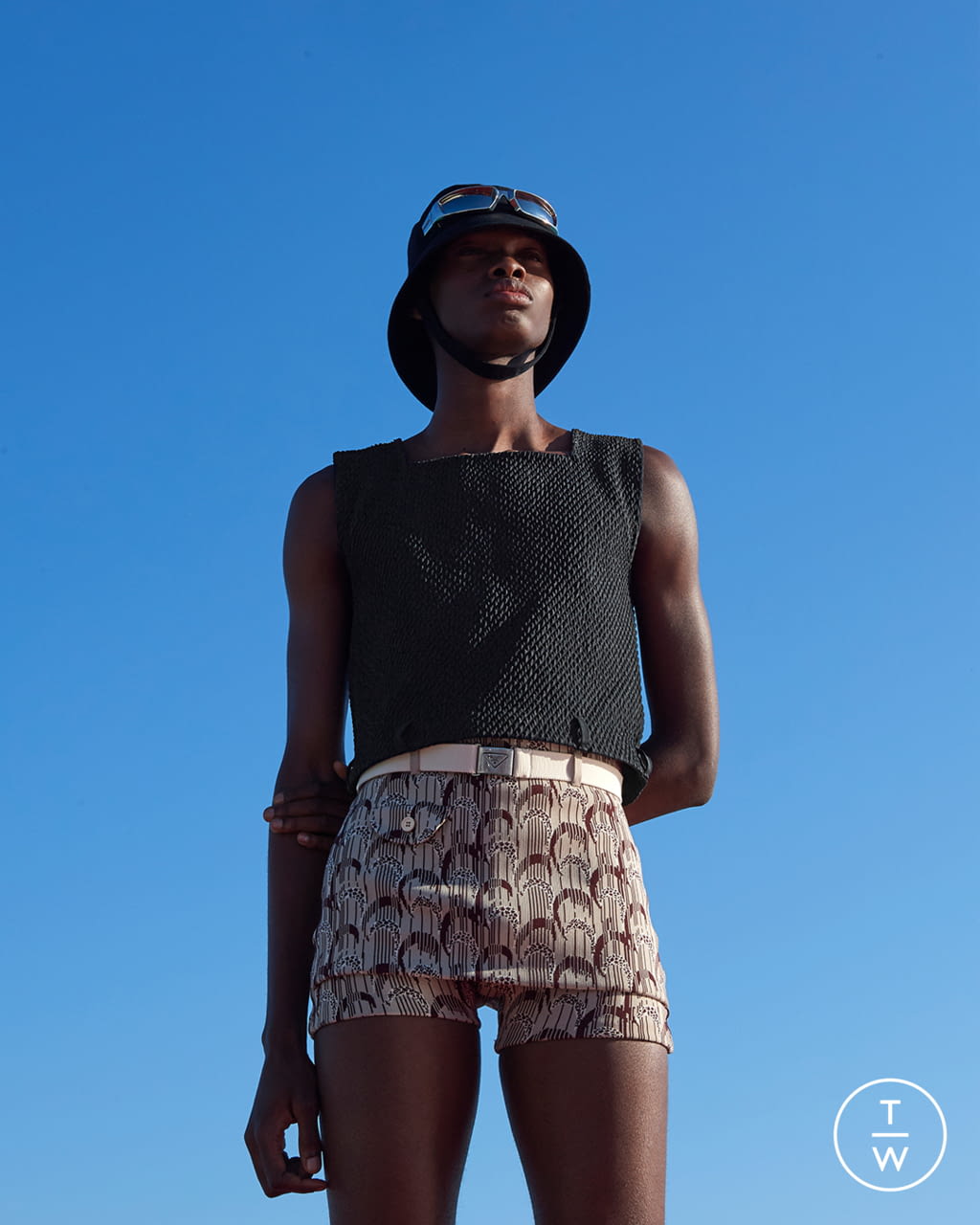 Fashion Week Milan Spring/Summer 2022 look 9 from the Prada collection menswear accessories