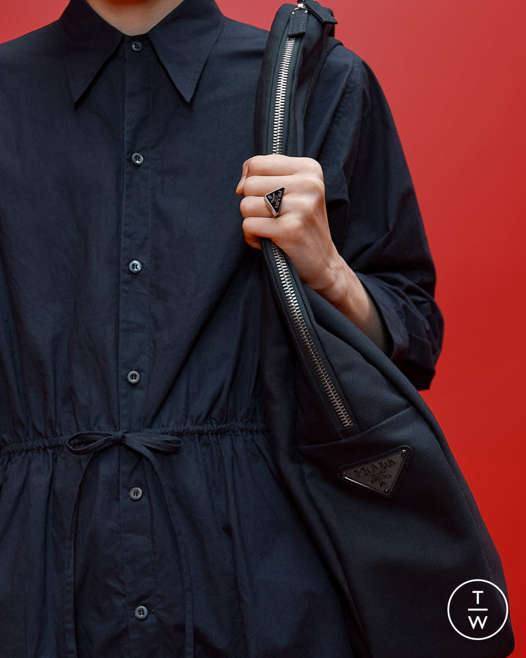 Fashion Week Milan Spring/Summer 2022 look 42 from the Prada collection menswear accessories