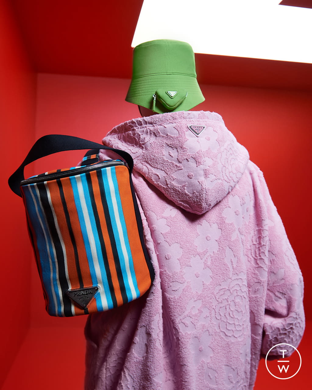 Fashion Week Milan Spring/Summer 2022 look 52 from the Prada collection menswear accessories