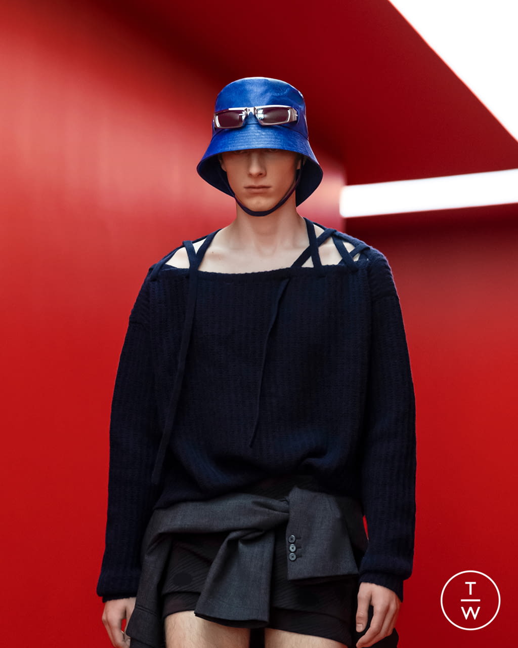Fashion Week Milan Spring/Summer 2022 look 34 from the Prada collection menswear accessories