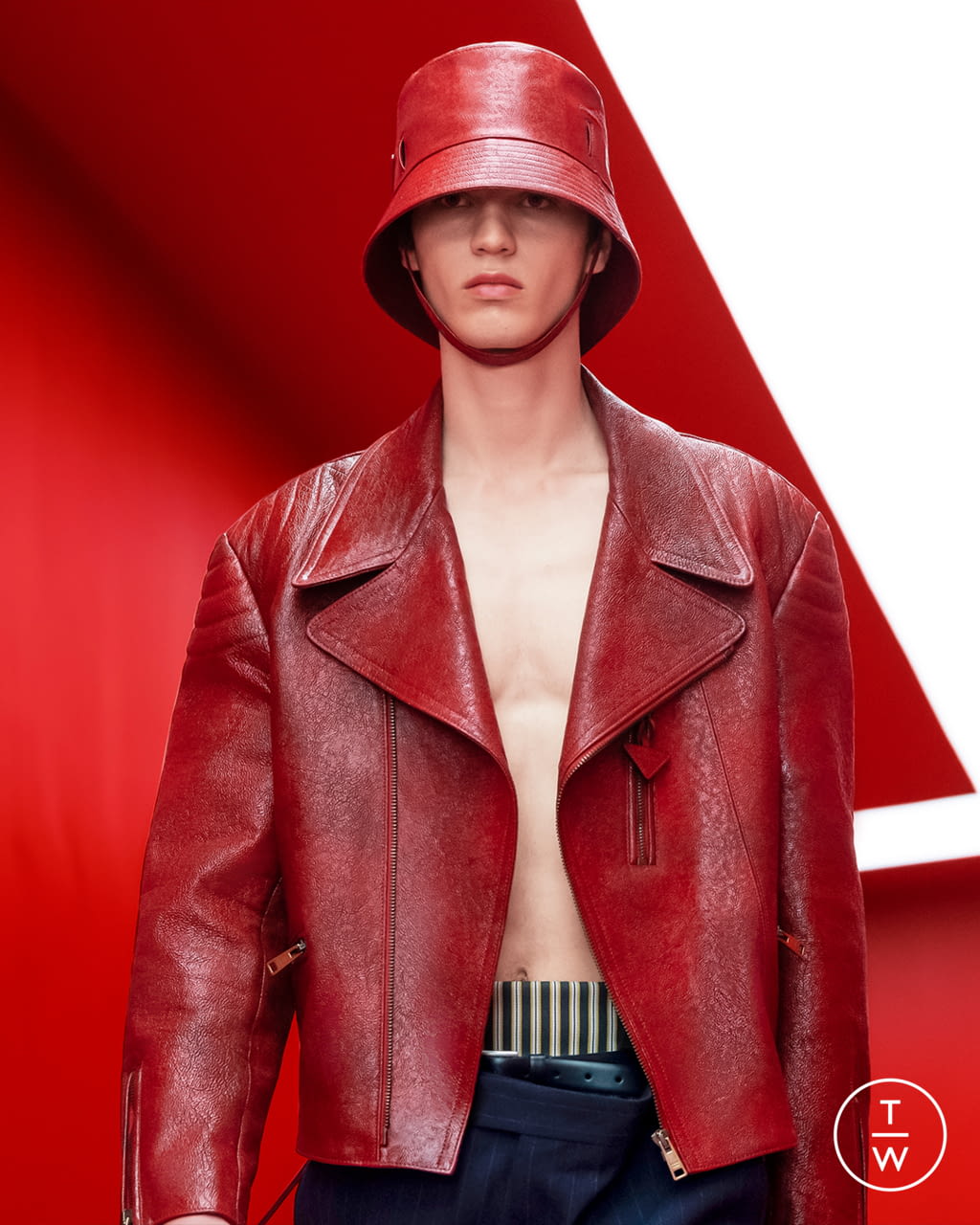 Fashion Week Milan Spring/Summer 2022 look 36 from the Prada collection menswear accessories