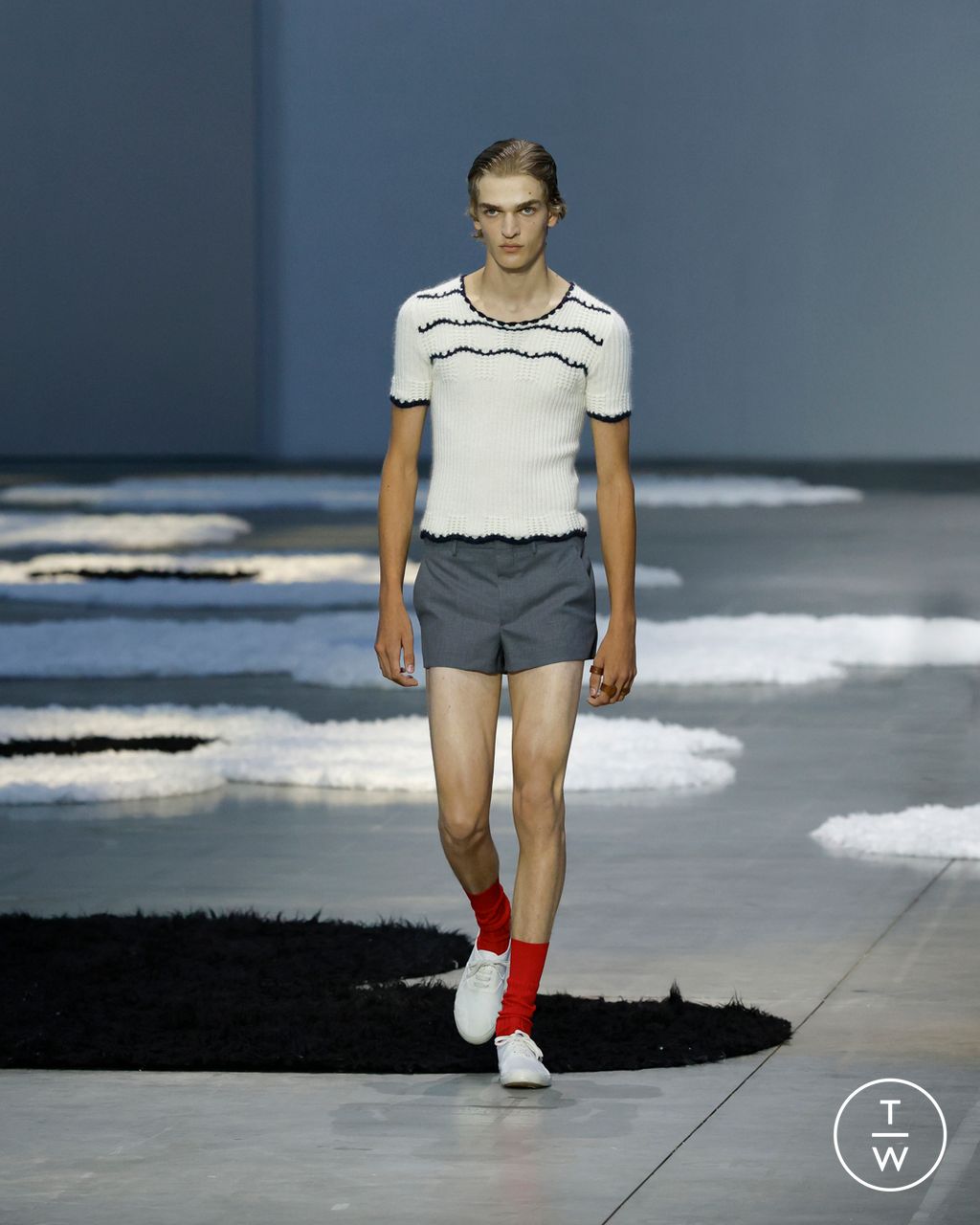 Fashion Week Milan Spring/Summer 2026 look 12 from the Prada collection menswear