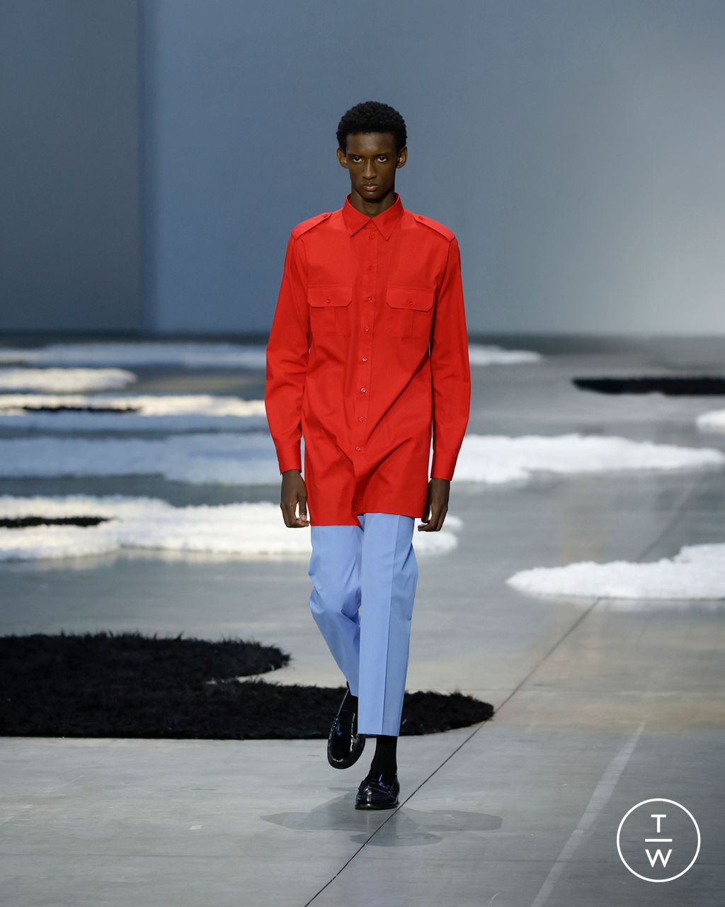 Fashion Week Milan Spring/Summer 2026 look 17 from the Prada collection menswear