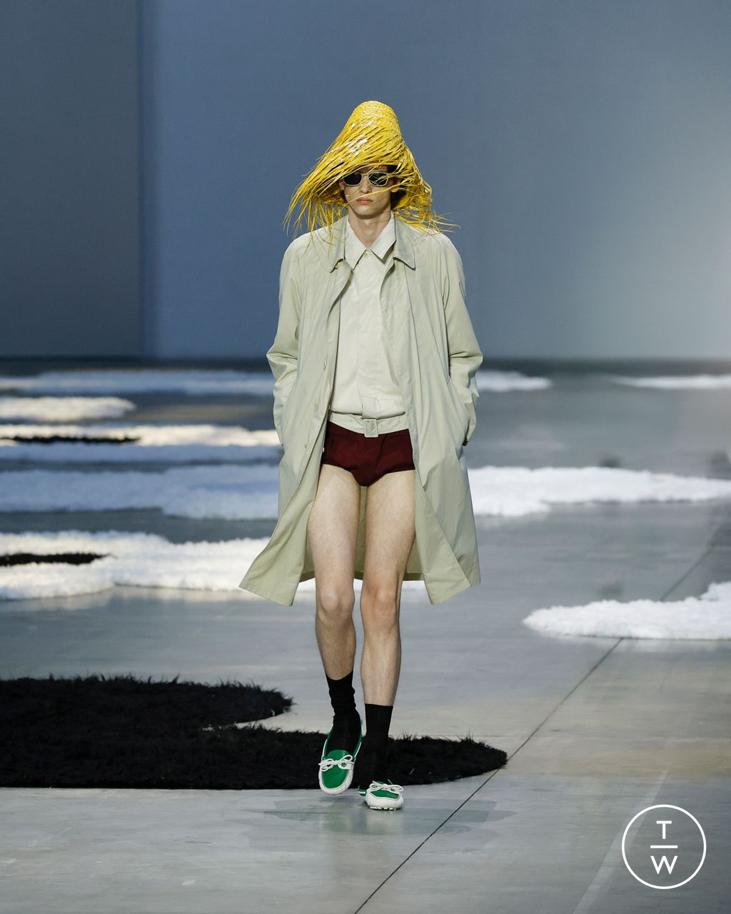 Fashion Week Milan Spring/Summer 2026 look 20 from the Prada collection menswear