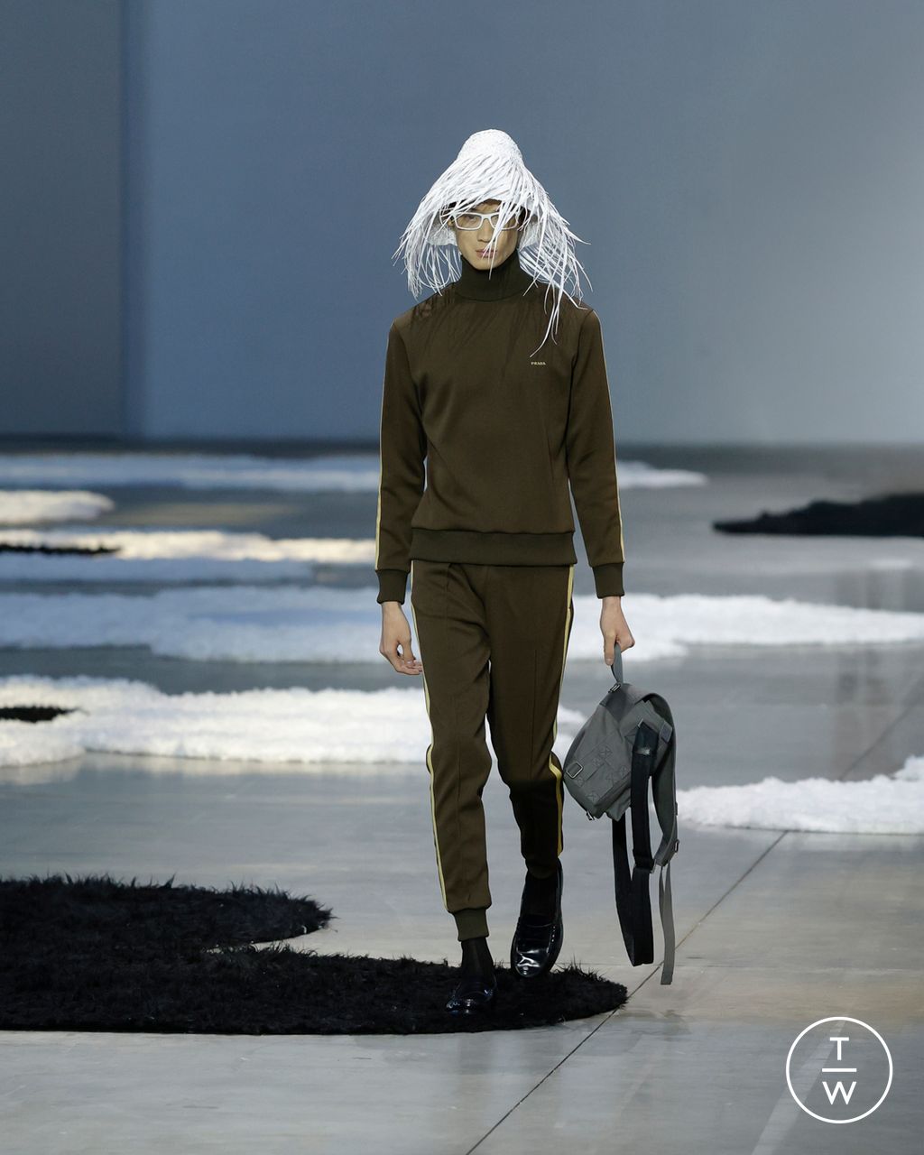 Fashion Week Milan Spring/Summer 2026 look 22 from the Prada collection menswear