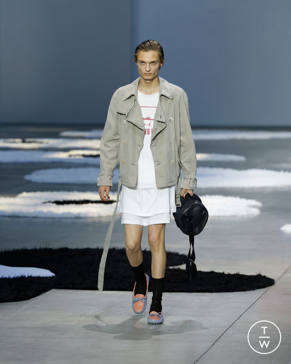 Fashion Week Milan Spring/Summer 2026 look 26 from the Prada collection menswear