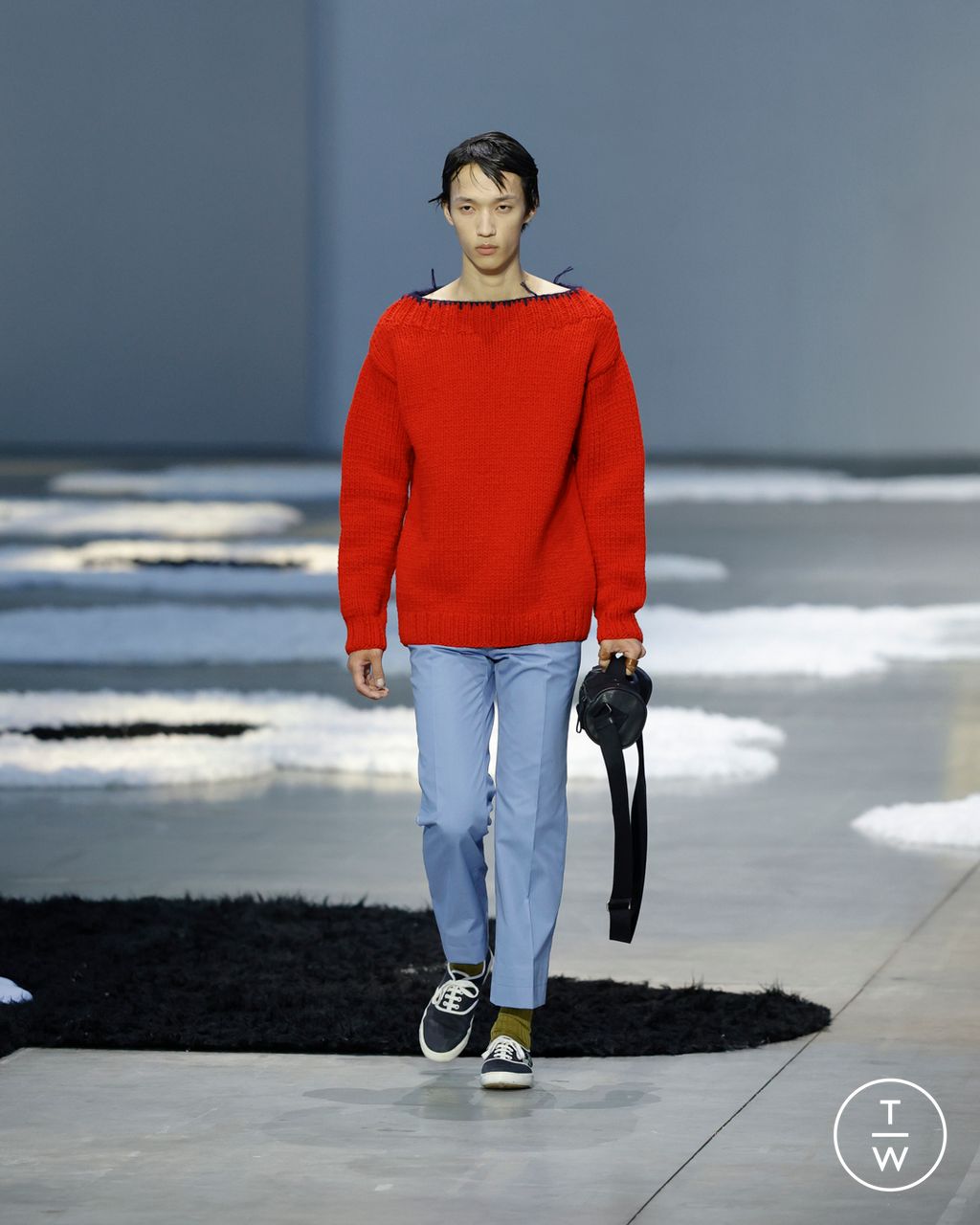 Fashion Week Milan Spring/Summer 2026 look 27 from the Prada collection menswear