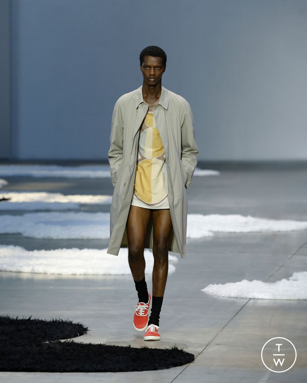 Fashion Week Milan Spring/Summer 2026 look 34 from the Prada collection menswear