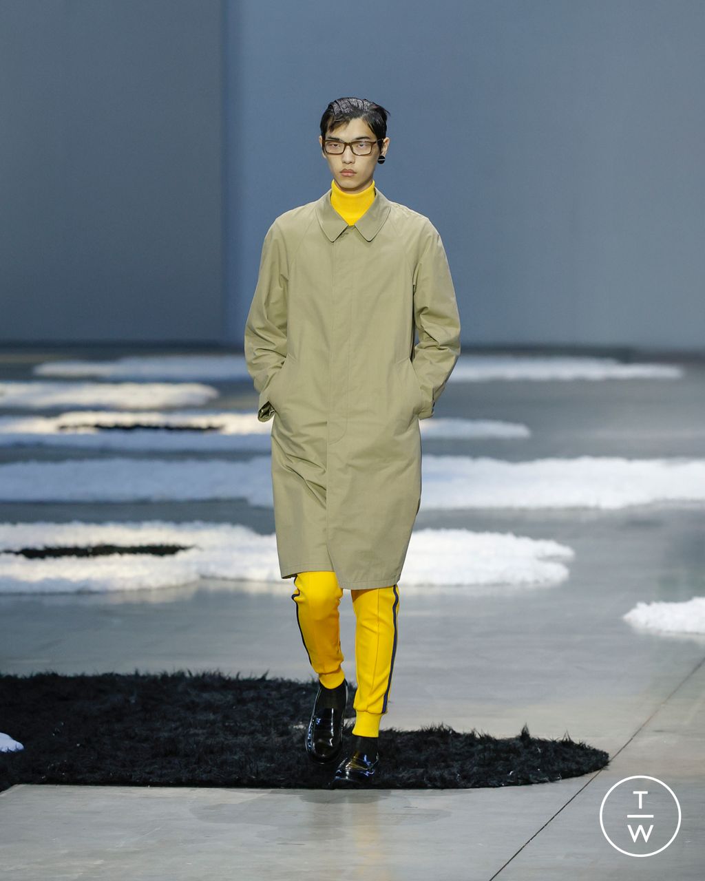 Fashion Week Milan Spring/Summer 2026 look 4 from the Prada collection menswear