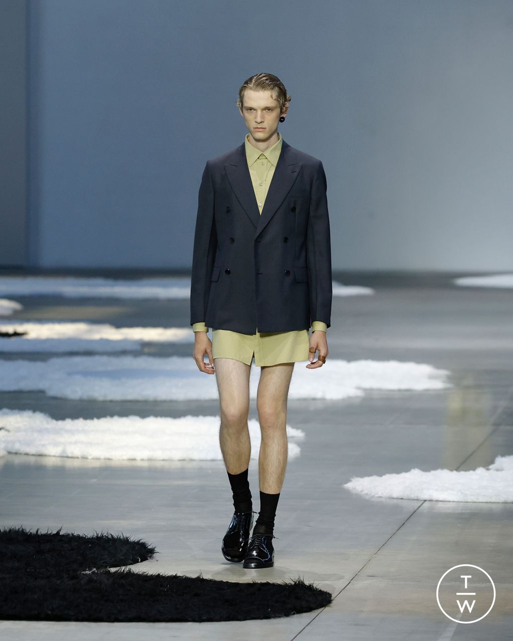 Fashion Week Milan Spring/Summer 2026 look 44 from the Prada collection menswear