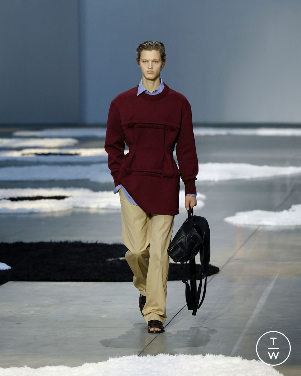 Fashion Week Milan Spring/Summer 2026 look 51 from the Prada collection menswear