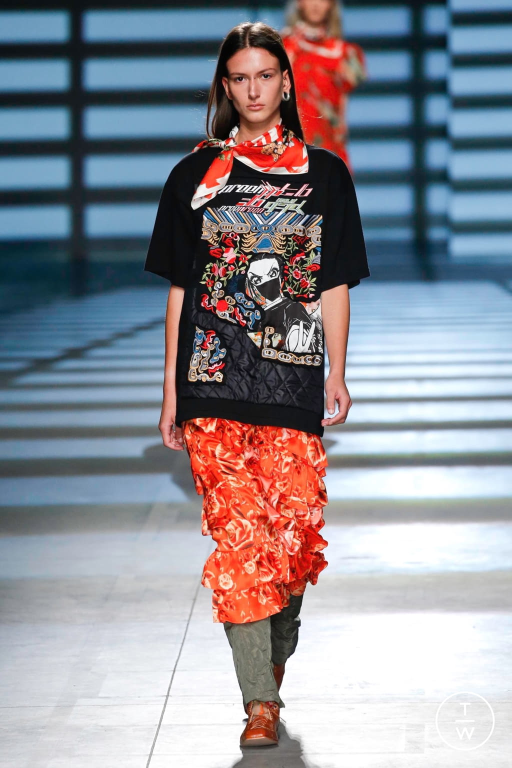 Fashion Week London Spring/Summer 2020 look 17 de la collection Preen by Thornton Bregazzi womenswear