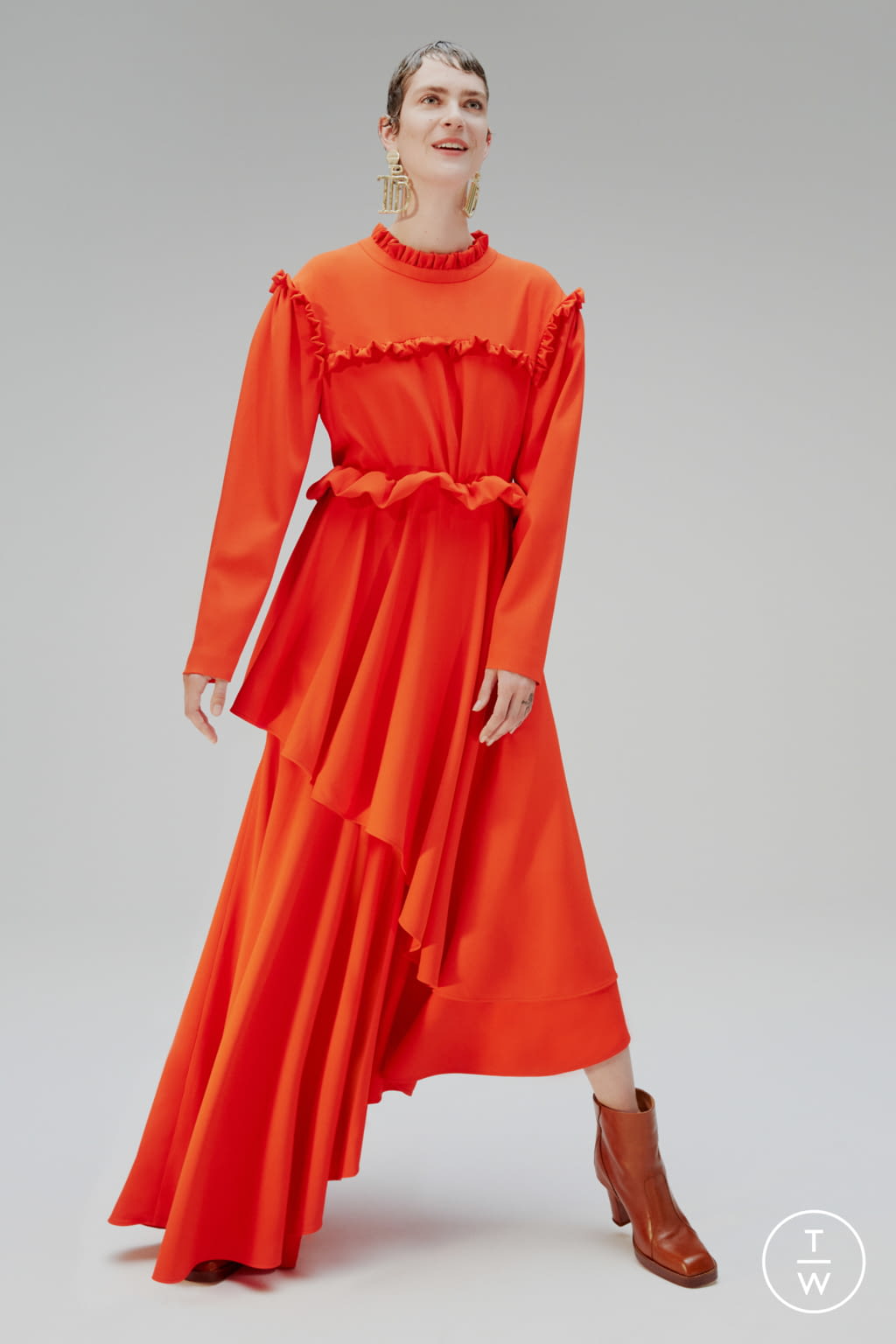 Fashion Week London Resort 2020 look 9 from the Preen by Thornton Bregazzi collection womenswear