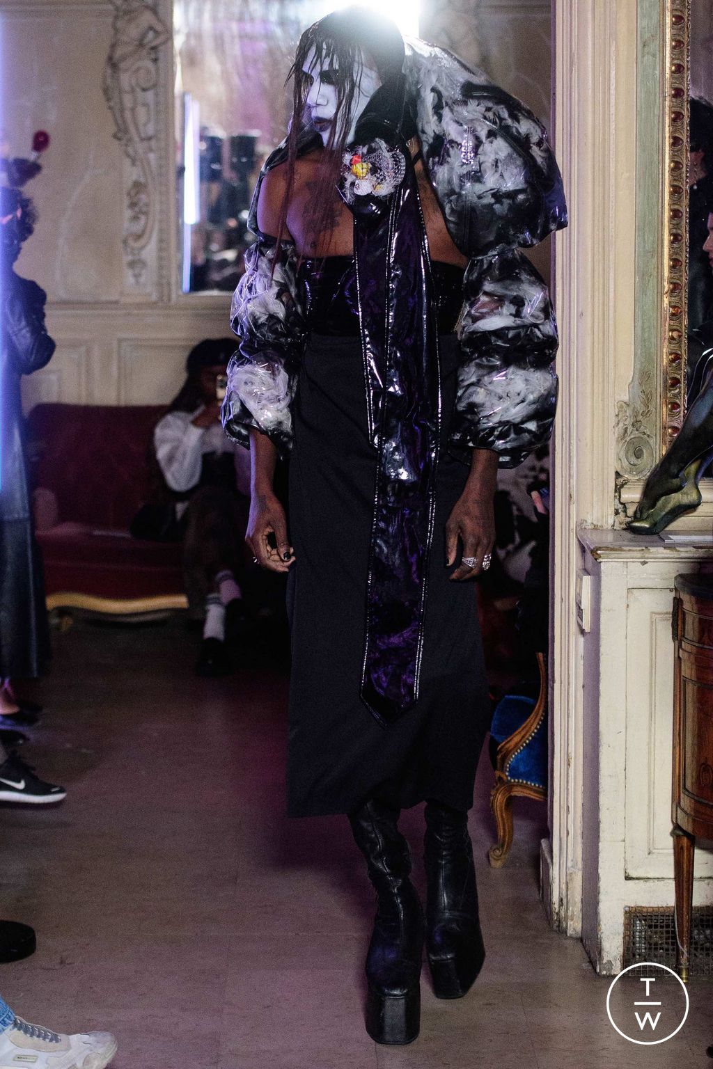 Fashion Week Paris Fall/Winter 2023 look 19 from the Pressiat collection womenswear