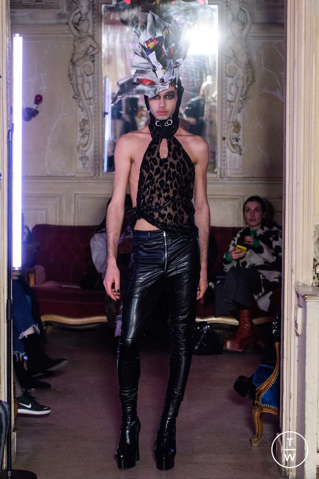 Fashion Week Paris Fall/Winter 2023 look 21 de la collection Pressiat womenswear