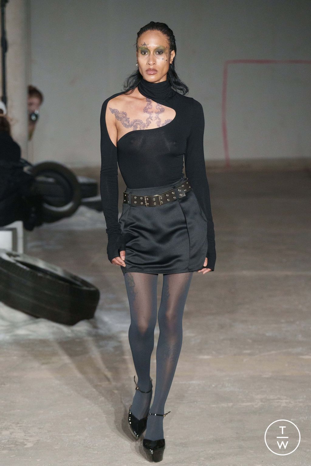Fashion Week Paris Fall/Winter 2024 look 26 from the Pressiat collection womenswear